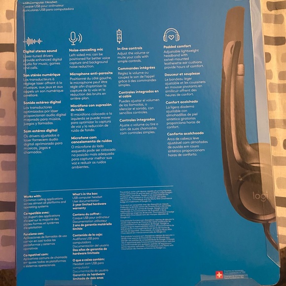 H390 Logitech Headset - Picture 3 of 3